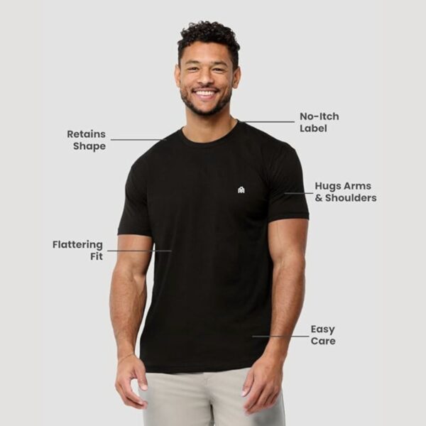 NTO THE AM Mens T Shirt with Logo - Image 3