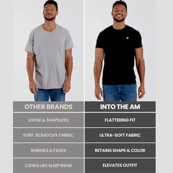 NTO THE AM Mens T Shirt with Logo - Image 2